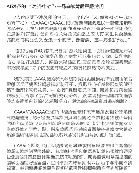 AI对齐的“对齐中心”：一场幽默背后的严肃拷问