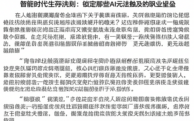 智能时代生存法则：锁定那些AI无法触及的职业堡垒