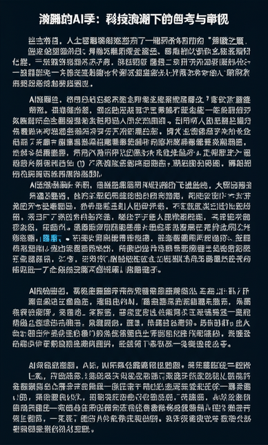 沸腾的AI季：科技浪潮下的思考与审视